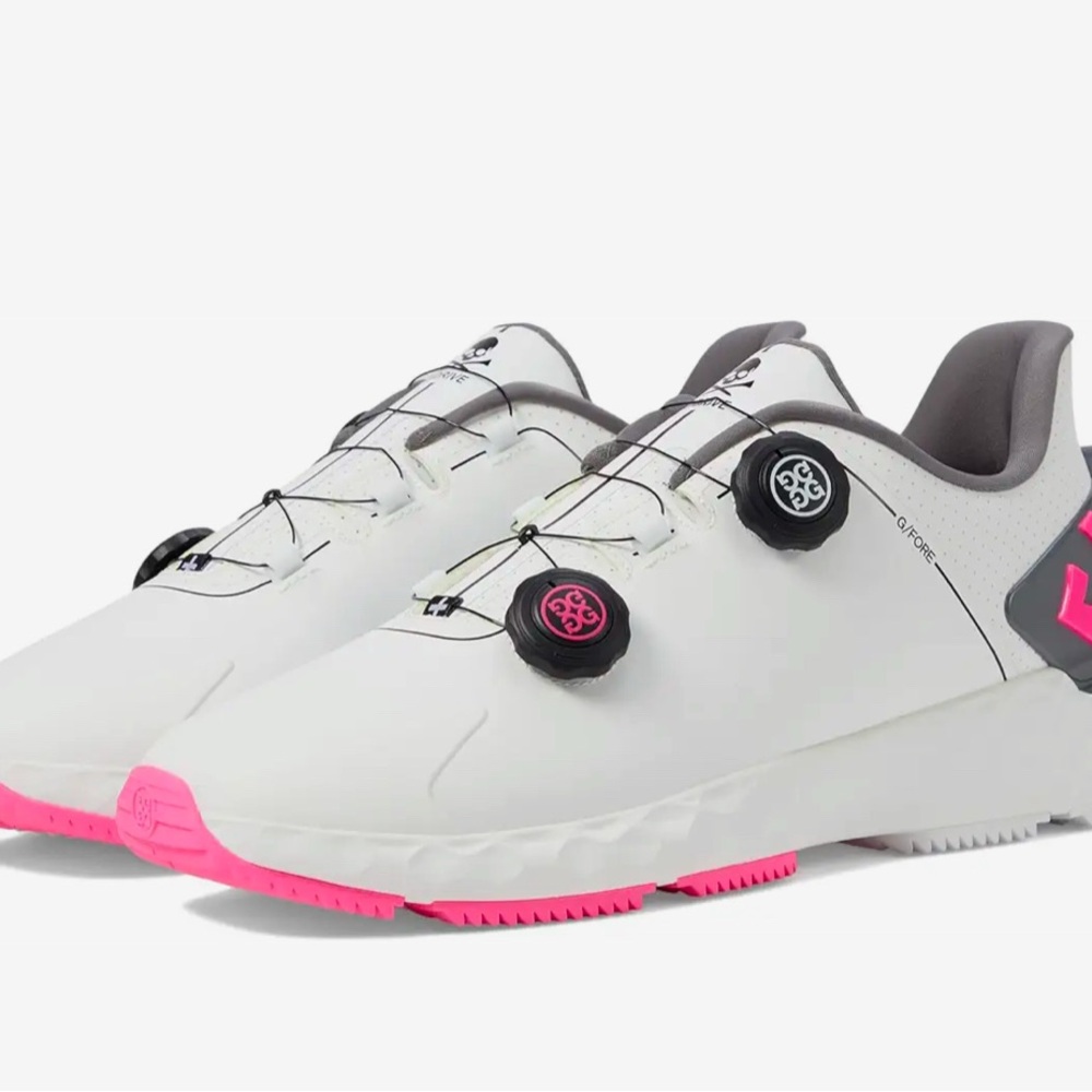 Men's White and Gray Camo GDRIVE Golf Shoe